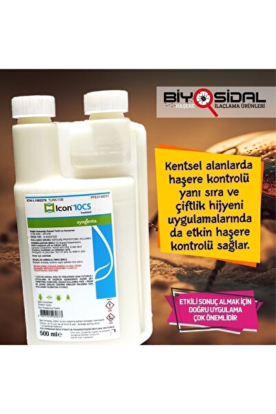 BİYOSİDAL MARKET Icon 10 Cs 1 LT Genel Haşere Ve Böcek Ilacı ( Skt 02.2027 )