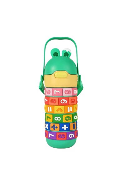 CNSZ Matematik Oyuncu Çocuk Şişesi Termal Çift Katmanlı Isı yalıtımlı Akıtmaz...