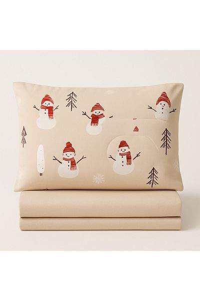 ELEGANCEHOME Flannel 100% Cotton Bed Sheet Set