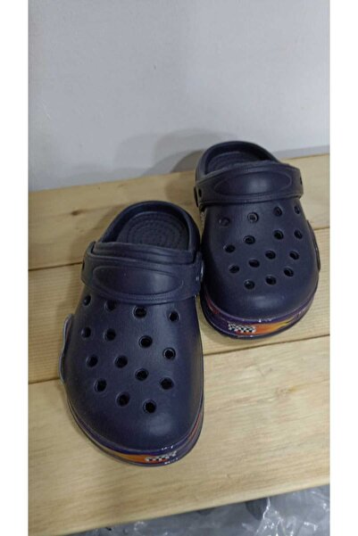 Akınal Bella Papuci de vară pentru băieți de sezon nou, de culoare bleumarin - cu model de mașină