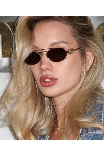 MONAL Miuw Black Sunglasses Oval Frame Organic Glass 50 Ekartman