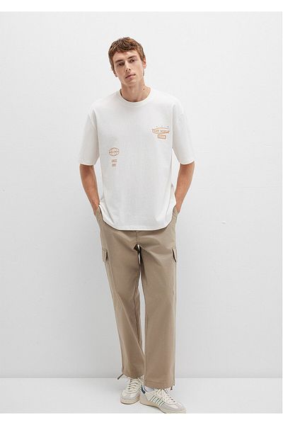 Mavi Printed White T-Shirt Relaxed Fit / Relaxed Cut 0612913-84001