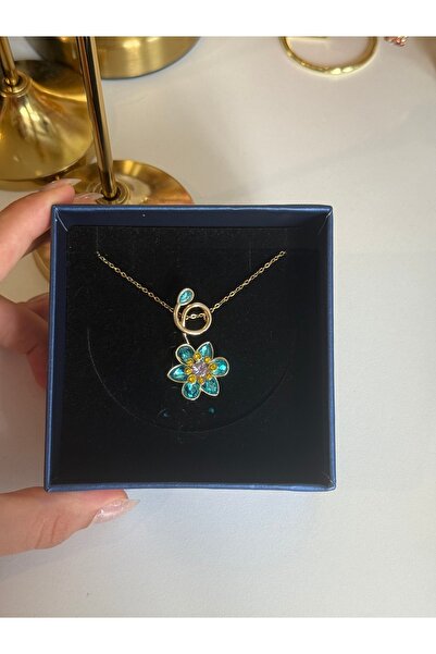 HOUSEKİ Çelik Tek Çiçekli Kolye (kutulu gönderim)