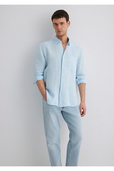 Mavi Linen Shirt Regular Fit / Regular Cut 0211472-70815