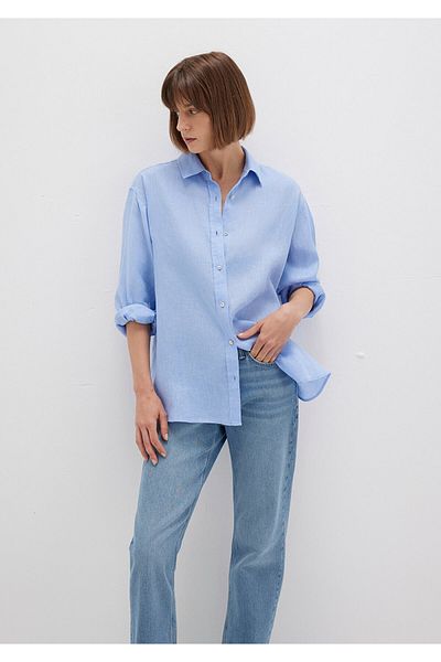 Mavi Λινό πουκάμισο Loose Fit / Loose Relaxed Fit 1210747 -80874