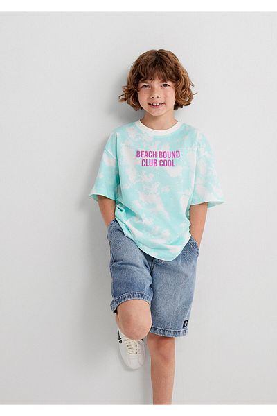 Mavi Printed Tie Dye T-Shirt Oversize / Wide Cut 6610334-89717
