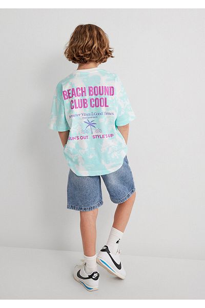 Mavi Printed Tie Dye T-Shirt Oversize / Wide Cut 6610334-89717
