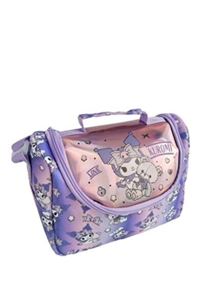 DODOMAR حقيبة الغداء الحرارية Kuromi الأصلية المرخصة باللون الأرجواني 3174