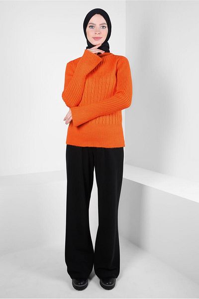 Alvina Knitwear Sweater - Turtleneck Collar, Model 44069