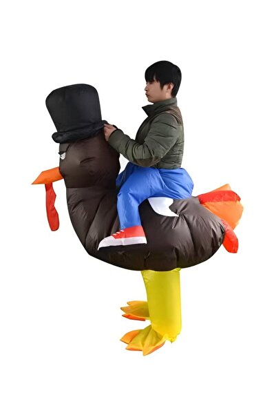 Generic Inflatable Turkey Cartoon Costume Festival Carnival Party Costume Performance Prop Stage Performance