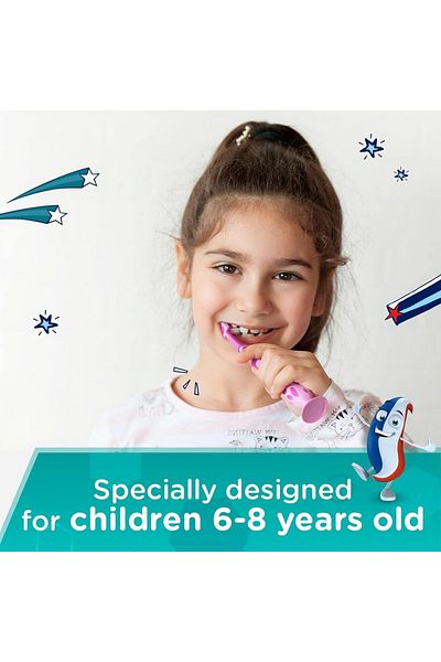 Aquafresh فرشاة أسنان ناعمة للأطفال من سن 6 سنوات فما فوق، شعيرات لطيفة وقبضة مريحة - ألوان متنوعة، قطعة واحدة