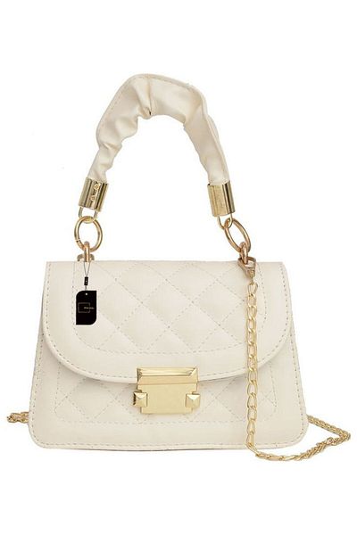 Generic Fashion Rhombus Textured Satchel Chain Crossbody Small Square Handbag