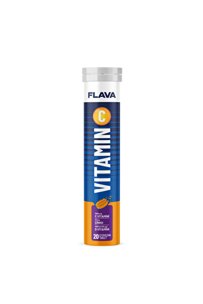 FLAVA Multivitamin Effervescent - 20 Effervescent Tablets (Vitamin B + Folic Acid + Vitamin E)