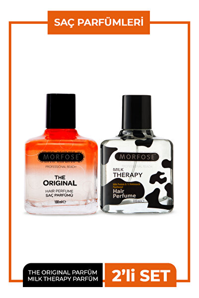 Morfose Milk Therapy Saç Parfümü 100 ml + Original Saç Parfümü 100 ml