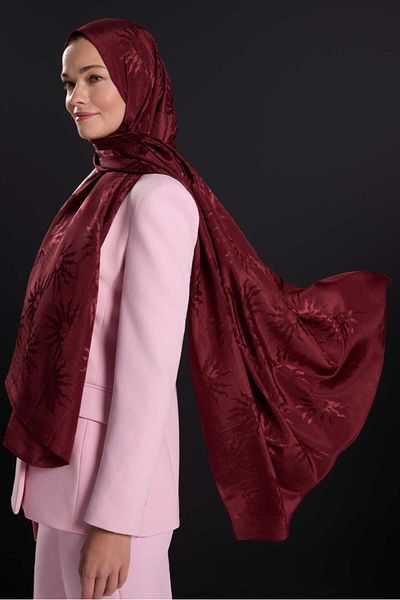 Imannoor 3028 Sun Born Shiny Jacquard Shawl 70X200