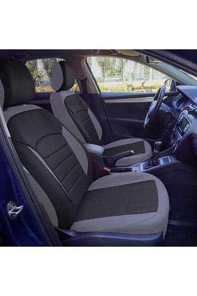 SMARTIC Huse scaune auto, Urban, 11 piese, compatibile airbag, rabatabile, 3 straturi de material