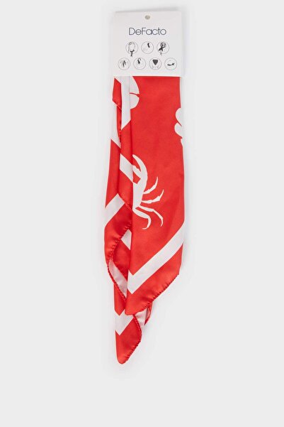 DeFacto Women's Patterned Satin Scarf E6159Ax25Sm