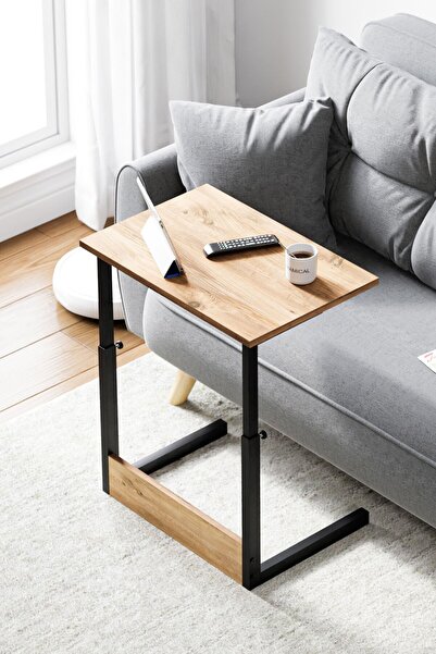 Ceramical Yükseklik Ayarlı Laptop Sehpası, Bilgisayar Masası - Çam