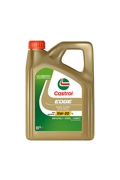 CASTROL Edge 5W-30 4L Tam Sentetik Motor Yağı | Üretim Yılı:2025 | Orijinal Ürün Garantisi