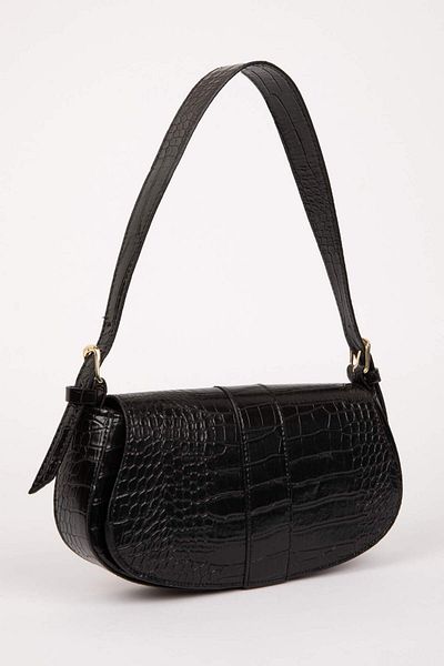 DeFacto Women's Faux Leather Crossbody Bag D5428Axns