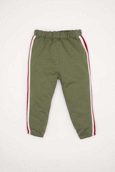 DeFacto Baby Boy Text Printed Cotton Sweatshirt Tracksuit Top and Bottom Set