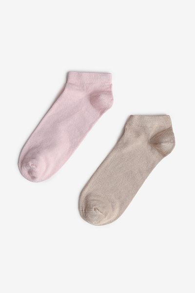 Bolero Pachet de 2 papuci de bambus șosete de damă Coral Powder