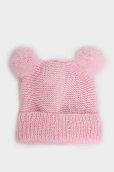 DeFacto Baby Mädchen Pompom Ohren gestrickt Beanie C8164a524wn