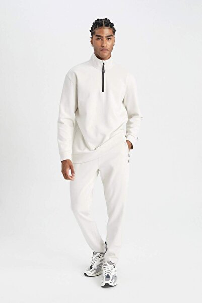 DeFacto Fit Jogger Eşofman Altı Slim Fit Dar Kesim Beli Lastikli Cepli Düz Paça S3309az24au