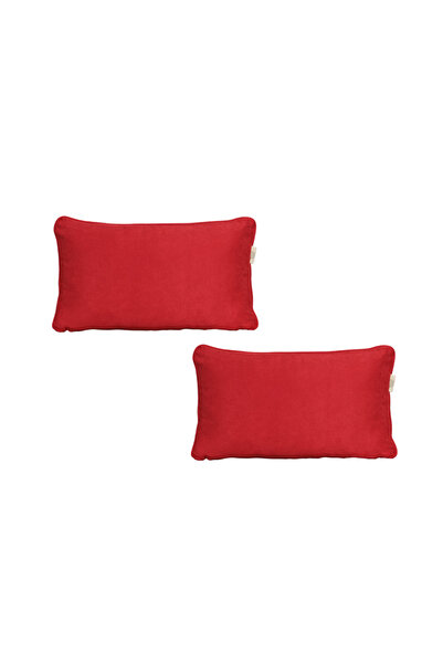 GOCCIA HOME Husă de pernă decorativă din 2 piese, cu bordură, stil boem, moal...