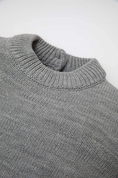 DeFacto Baby Girl Half Turtleneck Long Sleeve Knitwear Dress C8479A524Wn