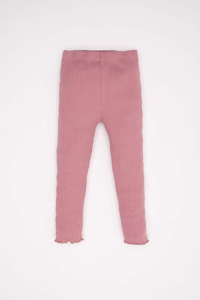 DeFacto Baby Girl Straight Leg Ribbed Camisole Leggings with Elastic Waist D0801A524Au