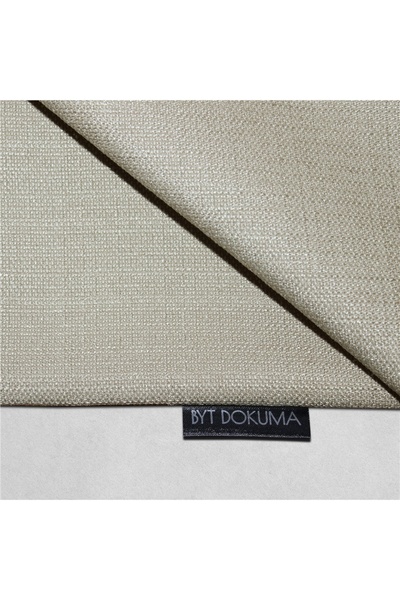 GOCCIA HOME 2-Piece Cushion Cover Linen Look Soft Sofa Backrest Can Be Gifted with Punching Hole Cream