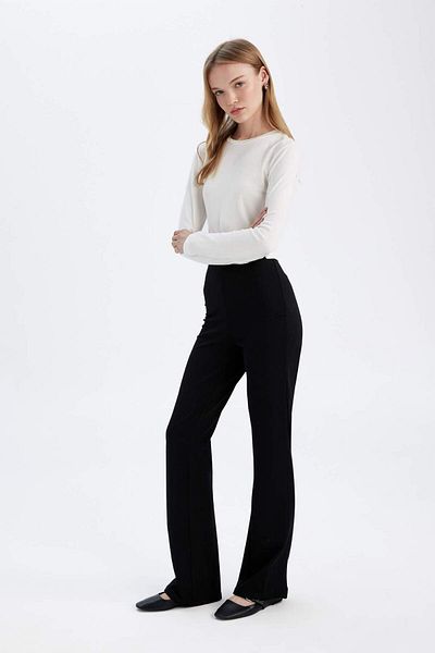 DeFacto Flare Fit Casual Basic Trousers 3187864