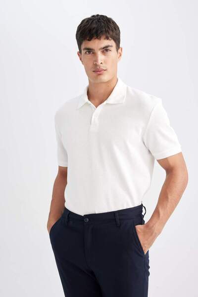 DeFacto Regular Fit Short Sleeve Polo T-shirt - D5999ax24sm