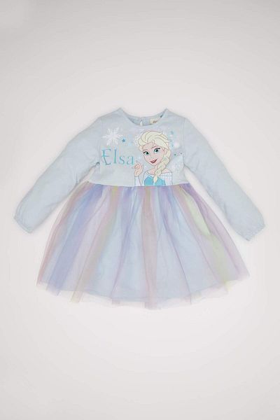 DeFacto Baby Girl Frozen Long Sleeve Tutu Skirt Dress D2558A524Au