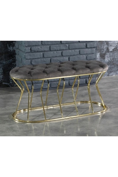 numan metal Bench Gold Tasarım Cafe Masa Sandalye Güzellik Salonları