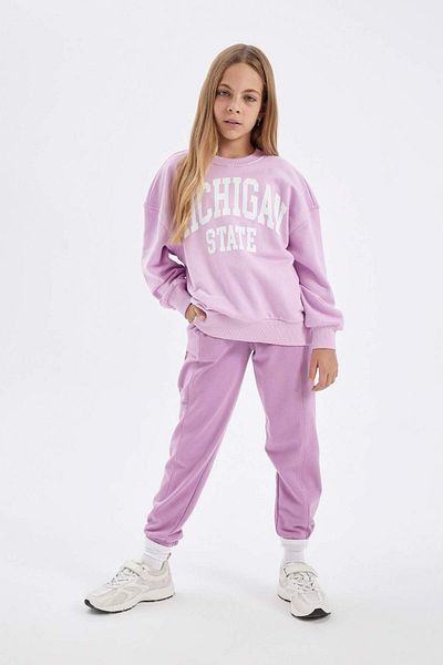 DeFacto Mädchen-Taille, elastische Beine, Taschen, Jogger, Schule, Jogginghose C7671a824au