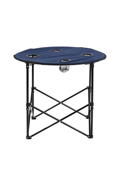 Kervancı Katlanır Çantalı Kamp Masası-Lacivert 71 CM