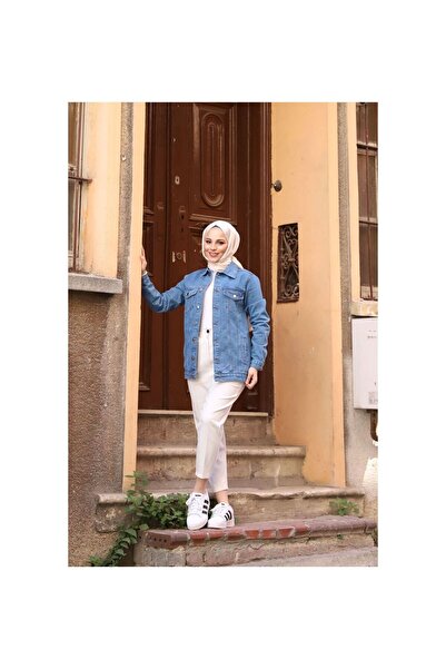 VELLICHOR Τζιν μπουφάν- Σκούρο Μπλε Μπλε