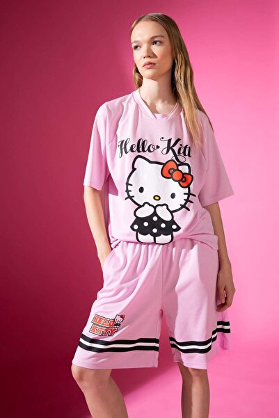 DeFacto Coool Hello Kitty Loose Fit Şort D4219AX24HS