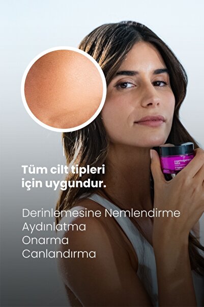 Cosmogenesis Labs Yoğun Nemlendirici Yüz Kremi 50ml – Hassas Ciltlere Özel Su Bazlı Aydınlatıcı Ton Eşitleyici Vegan