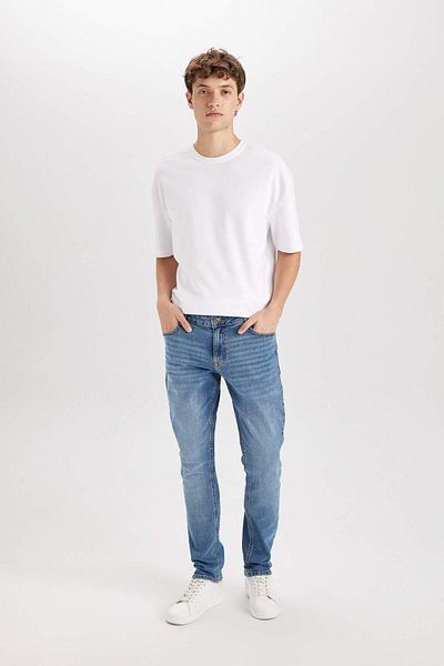 DeFacto Jeansy Pedro Slim Fit Regular Waist Skinny Leg Jeans - D6469AX24AU