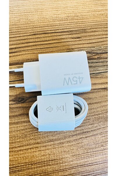 örnek ORİJİNAL KUTU ÇIKMASI ÜRÜN Xiaomi 45W Hızlı Şarj Başlık + Type-C Kablo Seti