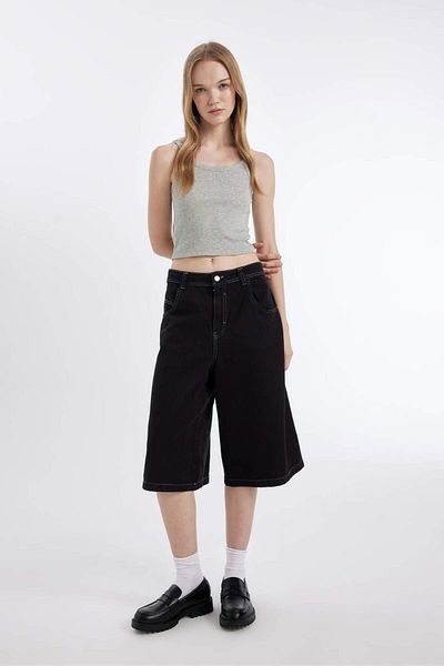 DeFacto Coool, ajustată la corp, camisole din twill, cu bretele, maiou simplu de bază B0563AX24AU