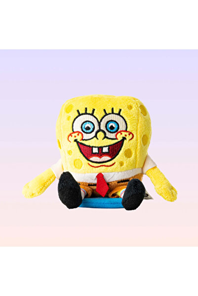 NİCKELODEON Sünger Bob Kare Pantolon Figürlü Omuz Peluşu 14 cm