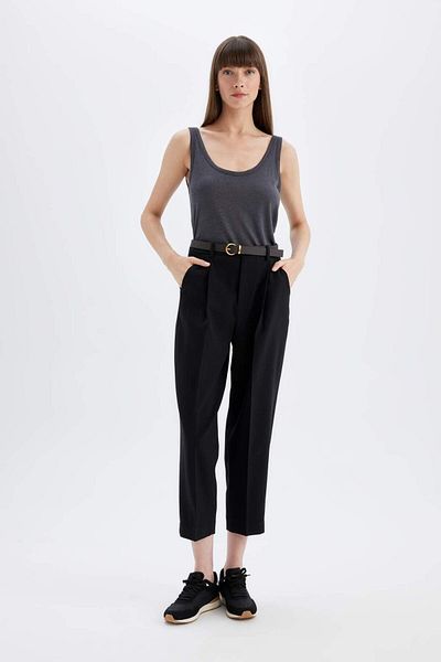 DeFacto U Collar Linen Blend Regular Fit Athlete - D4453Ax24Hs