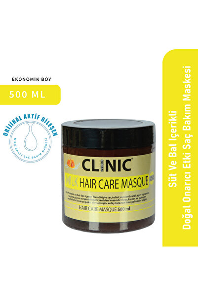 CLINIC PYROO Ballı & Sütlü Kuru ve Nemsiz Saçlar İçin Kolay Tarama Sağlayan B...