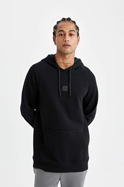 DeFacto DeFactoFit Standard Fit Φούτερ με κουκούλα με τσέπες D0926AX24AU