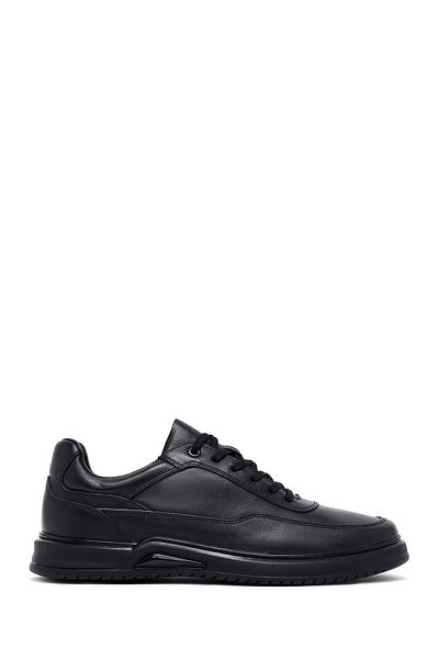 Derimod Men's Black Lace-Up Leather Casual Sneaker 25Wfd660318