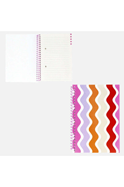 Flying Tiger Copenhagen Çok Renkli Plastik Kapaklı A5 Defter